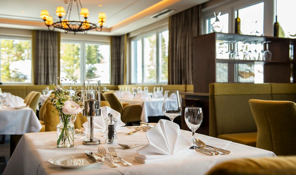 Hotel restaurant Obertauern - enjoy with all your senses