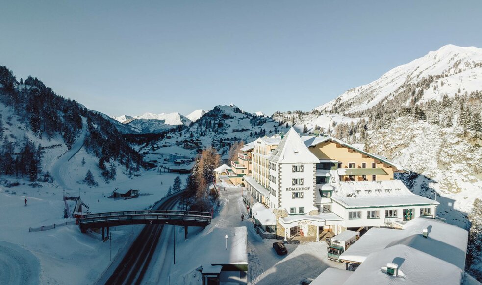 Hotel in Obertauern direkt an der Piste. Der Römerhof