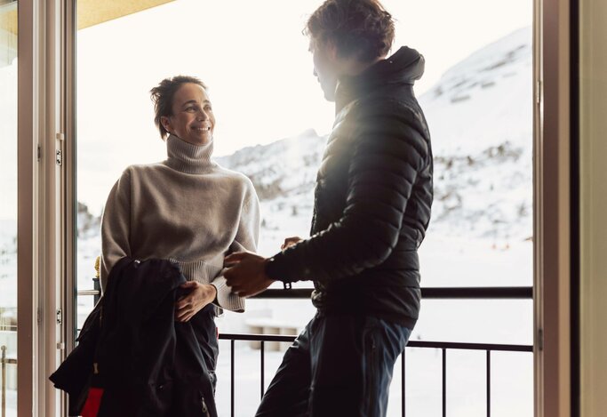 Junior Suite at the ski hotel Obertauern: winter holiday